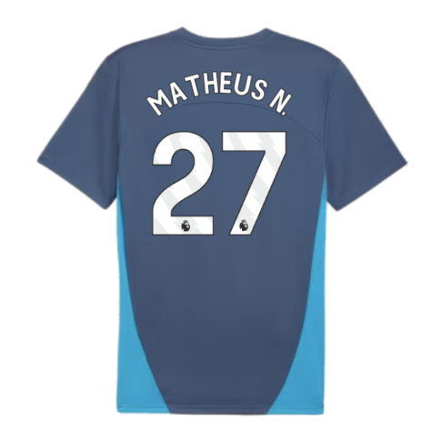 2024-2025 Man City Training Shirt (Inky Blue) (Matheus N. 27)