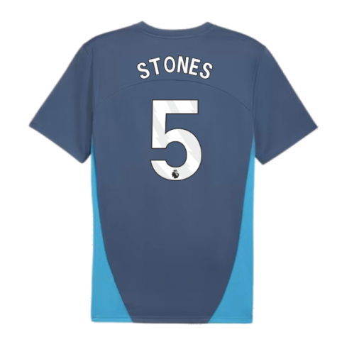 2024-2025 Man City Training Shirt (Inky Blue) (Stones 5)