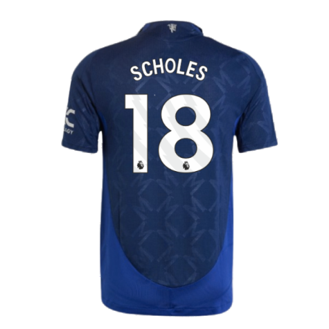 2024-2025 Man Utd Authentic Away Shirt (Scholes 18)