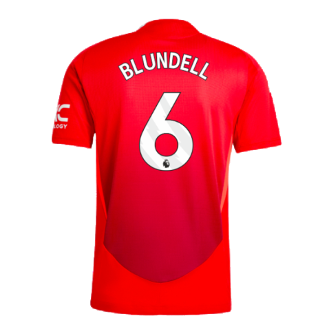 2024-2025 Man Utd Authentic Home Shirt (Blundell 6)