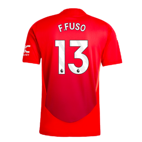 2024-2025 Man Utd Authentic Home Shirt (F.Fuso 13)