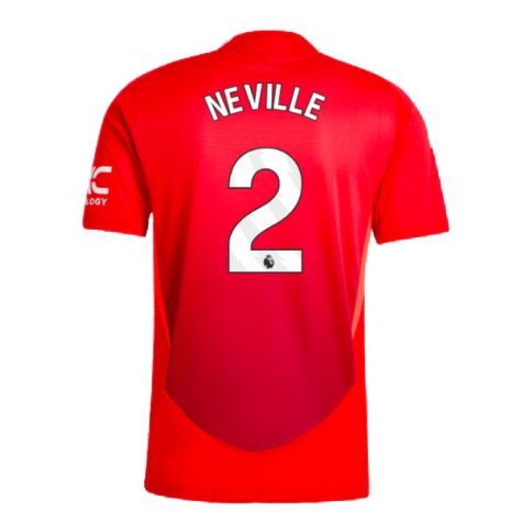2024-2025 Man Utd Authentic Home Shirt (Neville 2)
