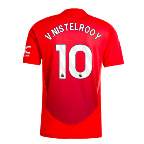 2024-2025 Man Utd Authentic Home Shirt (V.Nistelrooy 10)