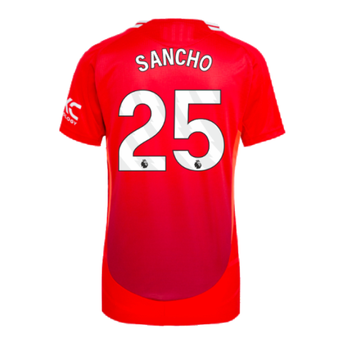 2024-2025 Man Utd Authentic Home Shirt (Womens) (Sancho 25)