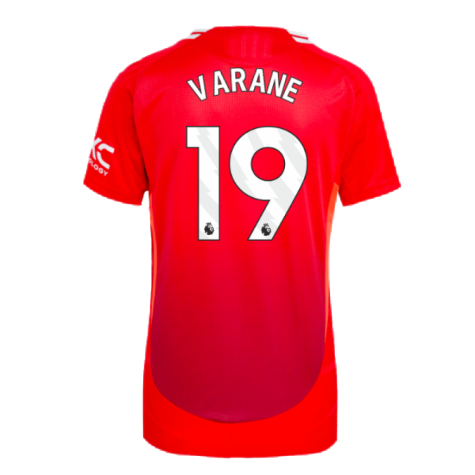 2024-2025 Man Utd Authentic Home Shirt (Womens) (Varane 19)