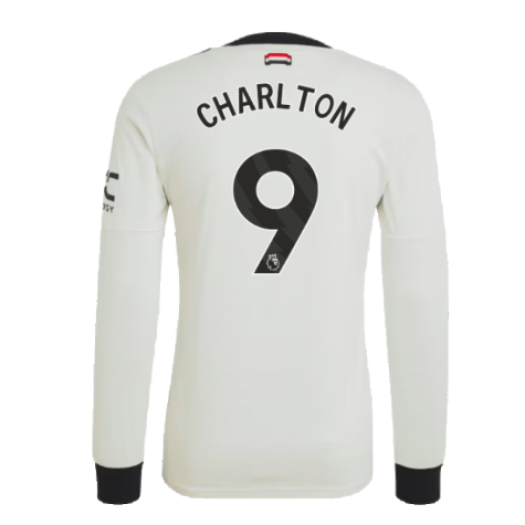 2024-2025 Man Utd Authentic Long Sleeve Third Shirt (Charlton 9)