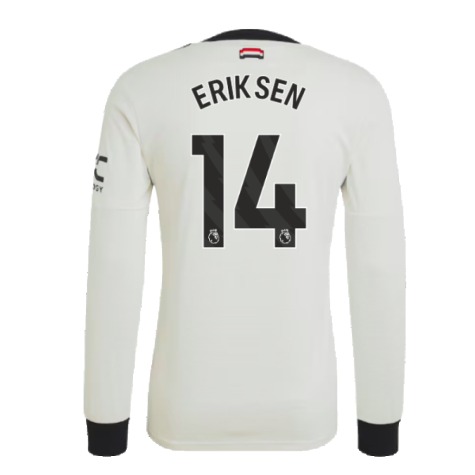 2024-2025 Man Utd Authentic Long Sleeve Third Shirt (Eriksen 14)