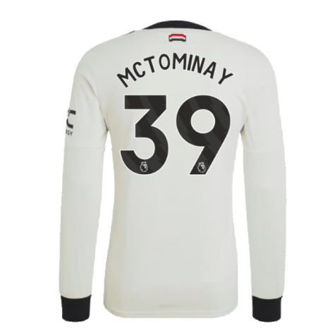 2024-2025 Man Utd Authentic Long Sleeve Third Shirt (McTominay 39)