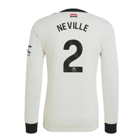 2024-2025 Man Utd Authentic Long Sleeve Third Shirt (Neville 2)