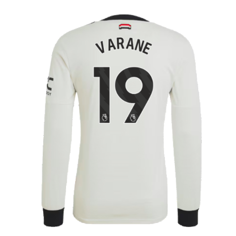 2024-2025 Man Utd Authentic Long Sleeve Third Shirt (Varane 19)