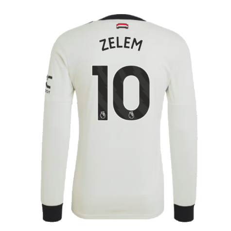 2024-2025 Man Utd Authentic Long Sleeve Third Shirt (Zelem 10)