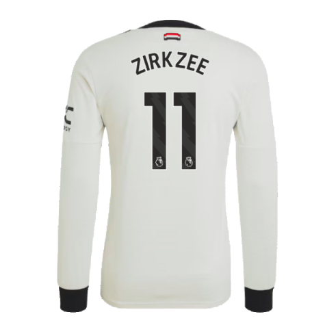 2024-2025 Man Utd Authentic Long Sleeve Third Shirt (Zirkzee 11)