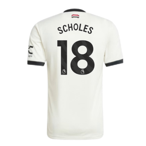 2024-2025 Man Utd Authentic Third Shirt (Scholes 18)