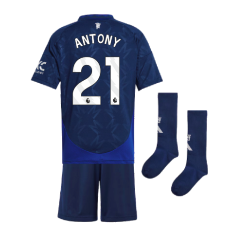 2024-2025 Man Utd Away Mini Kit (Antony 21)