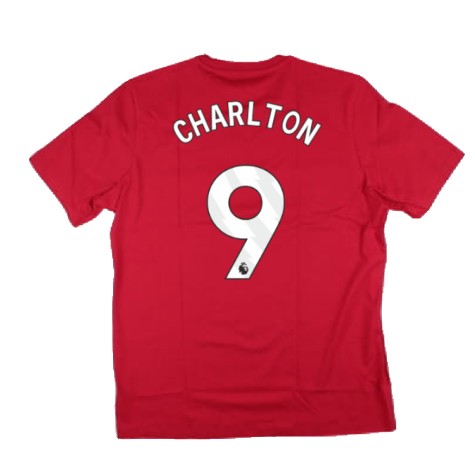 2024-2025 Man Utd DNA Graphic Tee (Red) (Charlton 9)