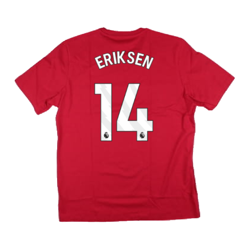 2024-2025 Man Utd DNA Graphic Tee (Red) (Eriksen 14)