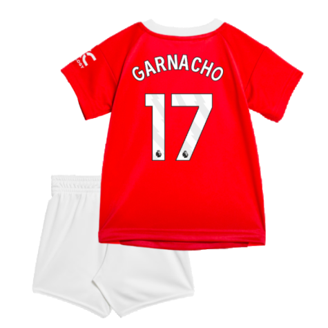 2024-2025 Man Utd Home Baby Kit (Garnacho 17)