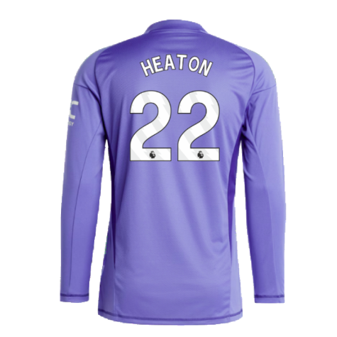 2024-2025 Man Utd Home LS Goalkeeper Shirt (Purple) (Heaton 22)