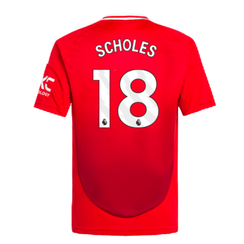 2024-2025 Man Utd Home Mini Kit (Scholes 18)