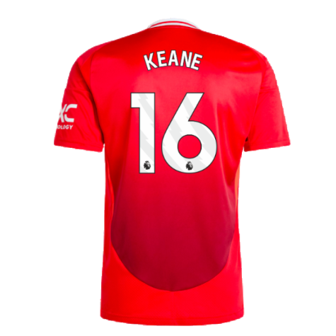 2024-2025 Man Utd Home Shirt (Keane 16)