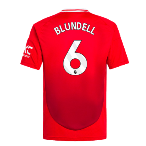 2024-2025 Man Utd Home Shirt (Kids) (Blundell 6)