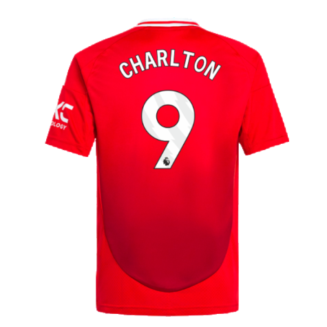 2024-2025 Man Utd Home Shirt (Kids) (Charlton 9)