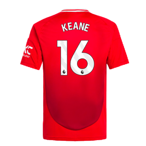 2024-2025 Man Utd Home Shirt (Kids) (Keane 16)