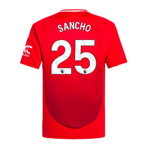 2024-2025 Man Utd Home Shirt (Kids) (Sancho 25)