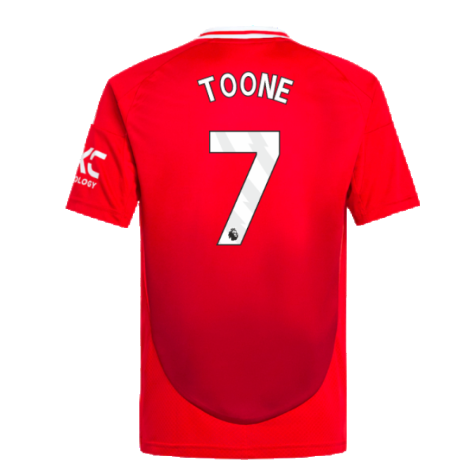 2024-2025 Man Utd Home Shirt (Kids) (Toone 7)