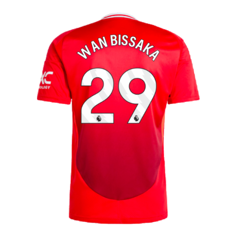 2024-2025 Man Utd Home Shirt (Wan Bissaka 29)