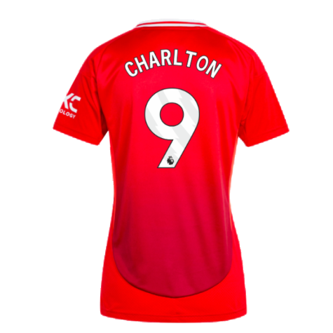 2024-2025 Man Utd Home Shirt (Womens) (Charlton 9)