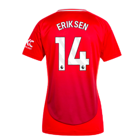 2024-2025 Man Utd Home Shirt (Womens) (Eriksen 14)