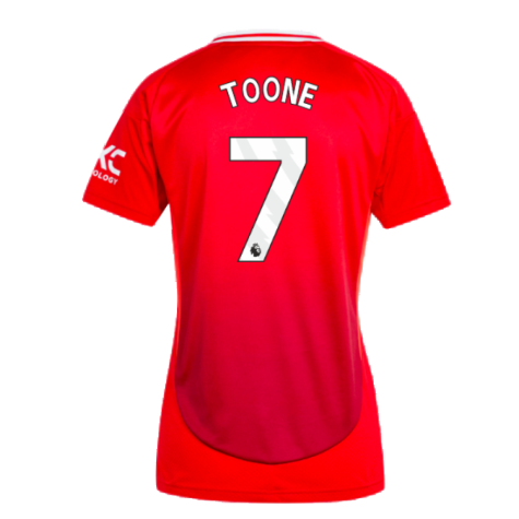 2024-2025 Man Utd Home Shirt (Womens) (Toone 7)