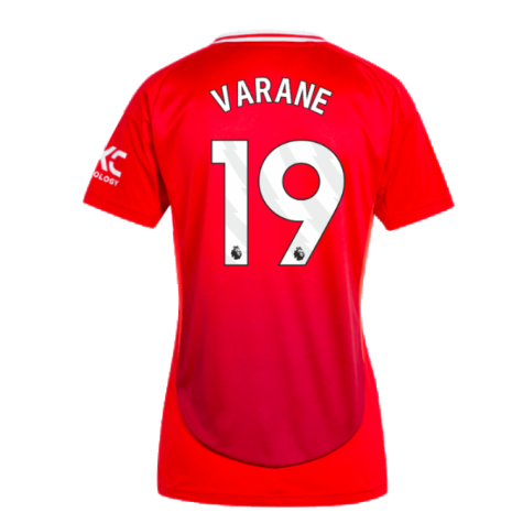 2024-2025 Man Utd Home Shirt (Womens) (Varane 19)