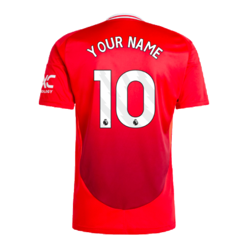 2024-2025 Man Utd Home Shirt (Your Name)