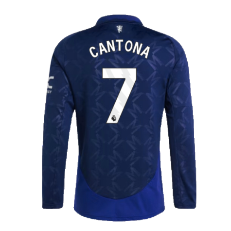2024-2025 Man Utd Long Sleeve Away Shirt (Cantona 7)