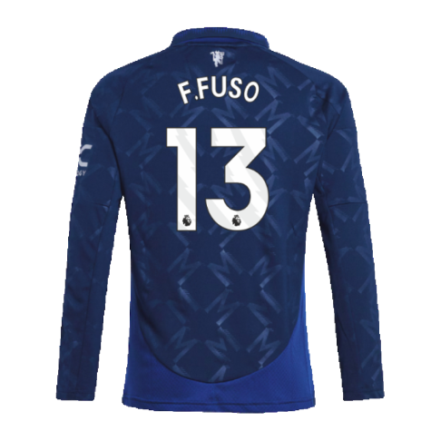 2024-2025 Man Utd Long Sleeve Away Shirt (Kids) (F.Fuso 13)