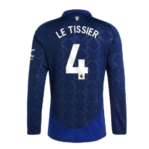 2024-2025 Man Utd Long Sleeve Away Shirt (Le Tissier 4)