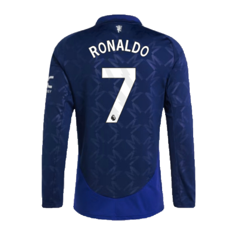 2024-2025 Man Utd Long Sleeve Away Shirt (Ronaldo 7)