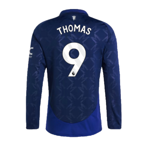 2024-2025 Man Utd Long Sleeve Away Shirt (Thomas 9)