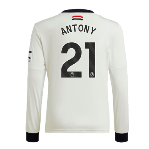 2024-2025 Man Utd Long Sleeve Third Shirt (Kids) (Antony 21)