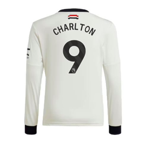 2024-2025 Man Utd Long Sleeve Third Shirt (Kids) (Charlton 9)