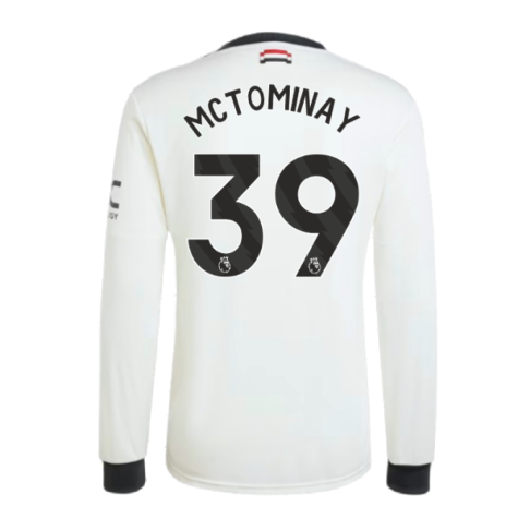 2024-2025 Man Utd Long Sleeve Third Shirt (McTominay 39)