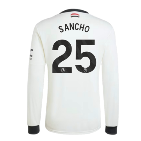 2024-2025 Man Utd Long Sleeve Third Shirt (Sancho 25)