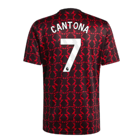 2024-2025 Man Utd Pre-Match Shirt (Black) (Cantona 7)