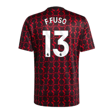 2024-2025 Man Utd Pre-Match Shirt (Black) (F.Fuso 13)