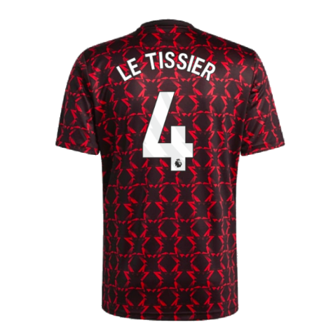 2024-2025 Man Utd Pre-Match Shirt (Black) (Le Tissier 4)