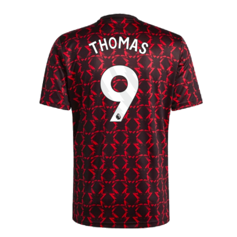 2024-2025 Man Utd Pre-Match Shirt (Black) (Thomas 9)