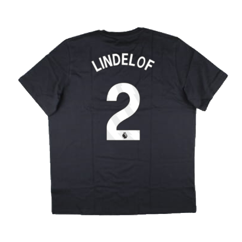 2024-2025 Man Utd Seasonal Graphic Tee (Night Grey) (Lindelof 2)