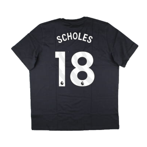 2024-2025 Man Utd Seasonal Graphic Tee (Night Grey) (Scholes 18)